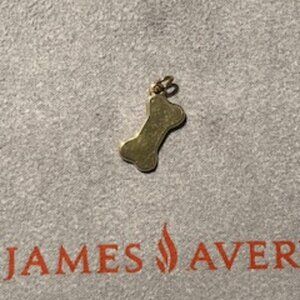 James Avery Engravable Dog Bone Charm 14k